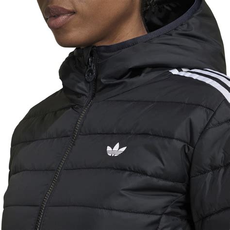 kurze steppjacke damen adidas|adidas Originals – Kurze Steppjacke in Schwarz .